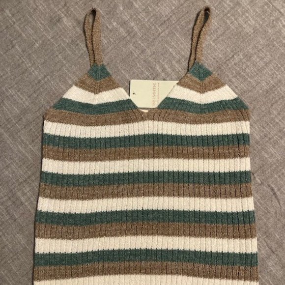 ee:some Fitted Sweater Tank Top, Size Large - Picture 1 of 4